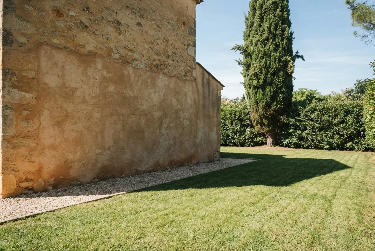 Salon sans climatisation avant installation à Sérignan-du-Comtat